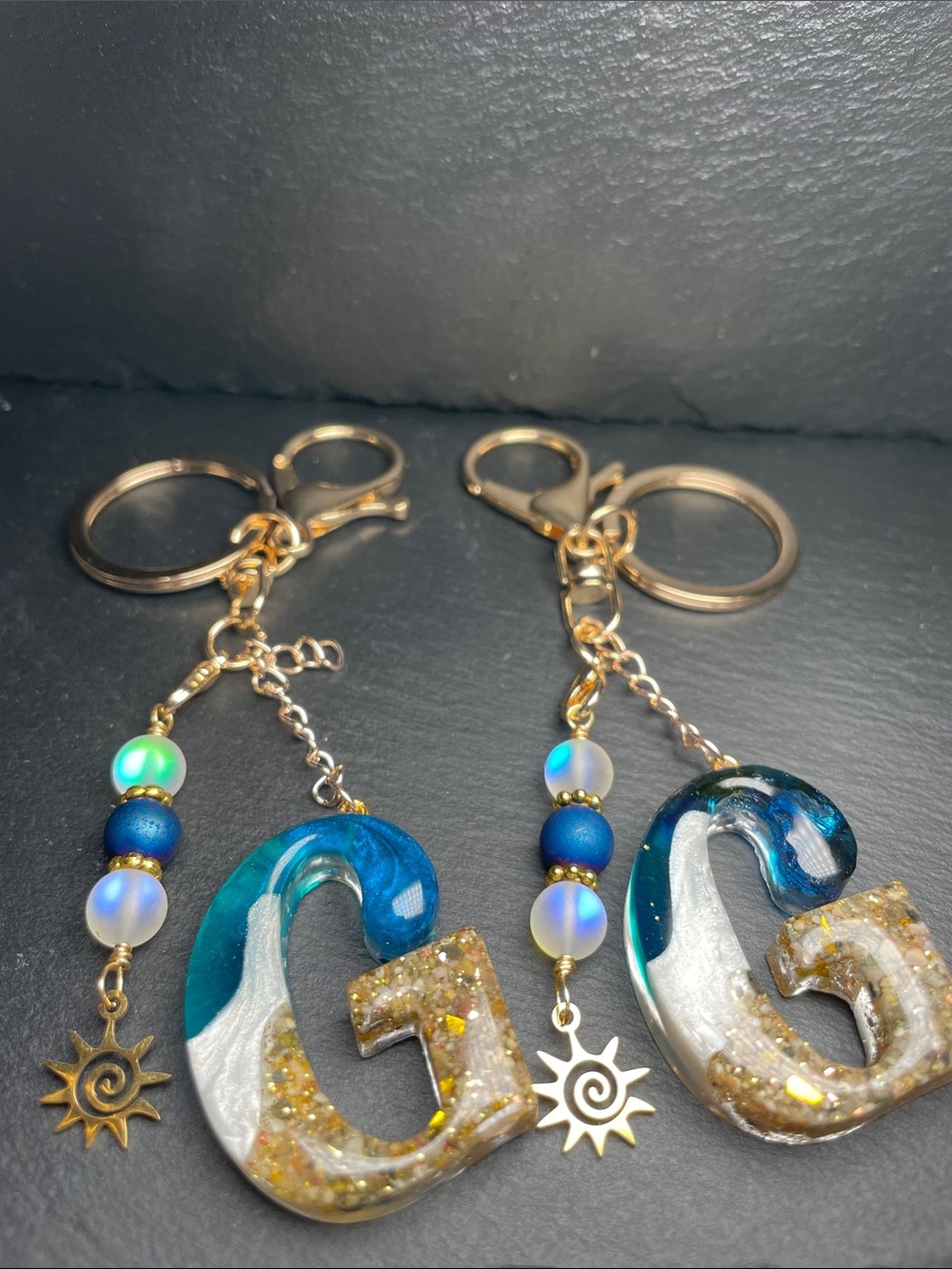 RESERVED Artisan Beach Side Keychains - Picture 5 of 7